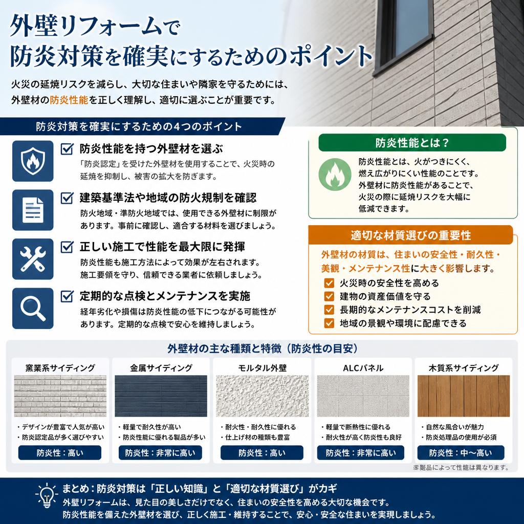 外壁リフォームの選び方