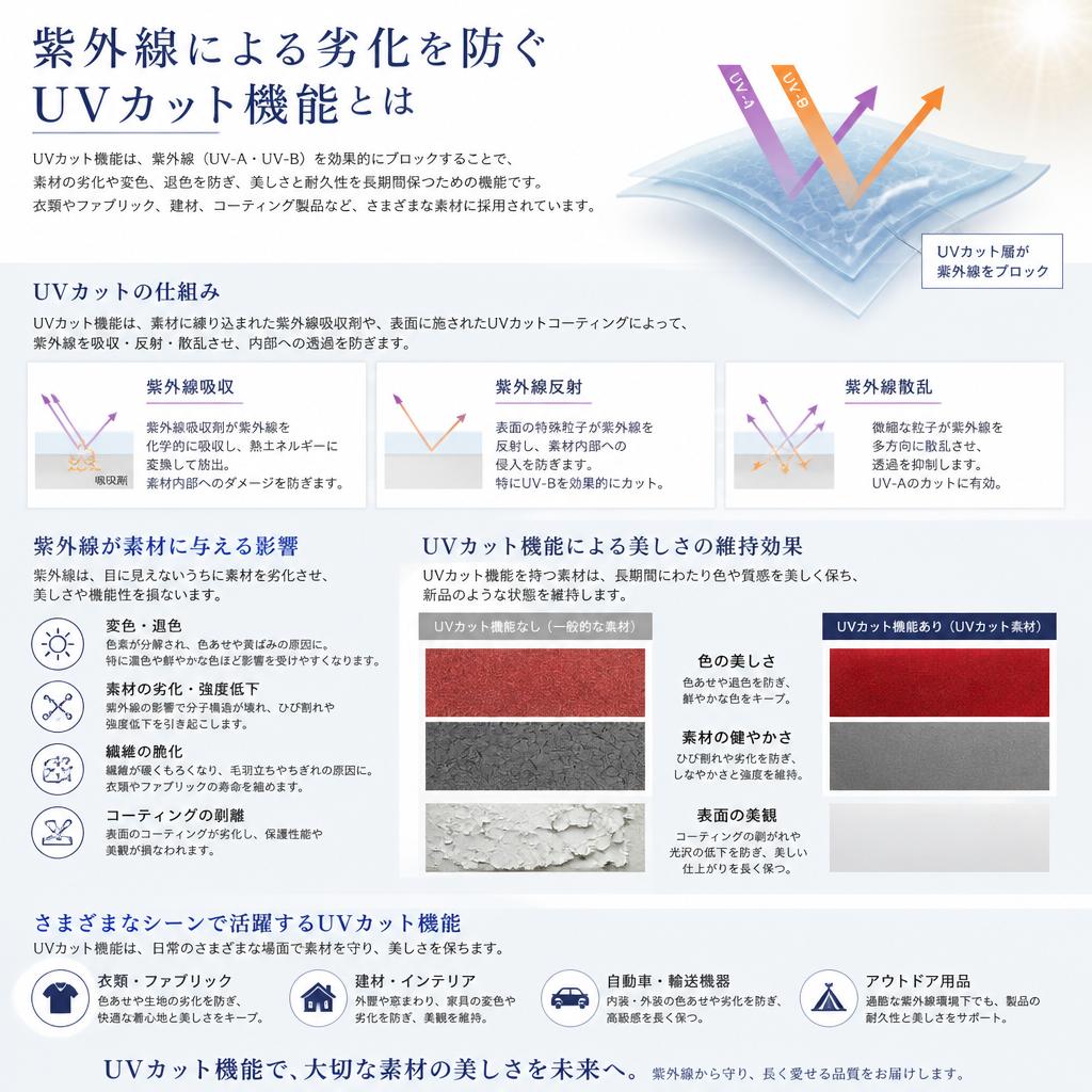 UVカットで美しさを長持ち