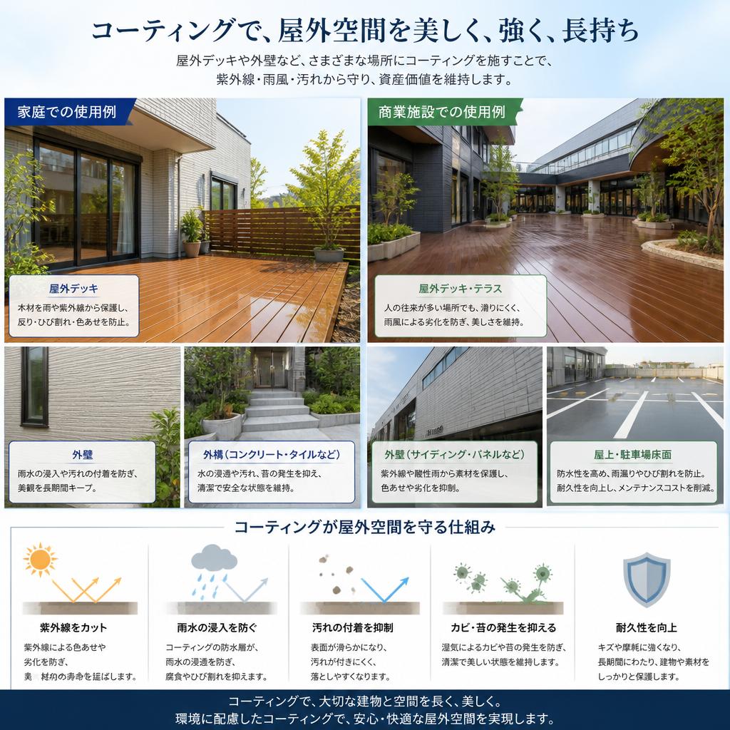 コーティングの適用例