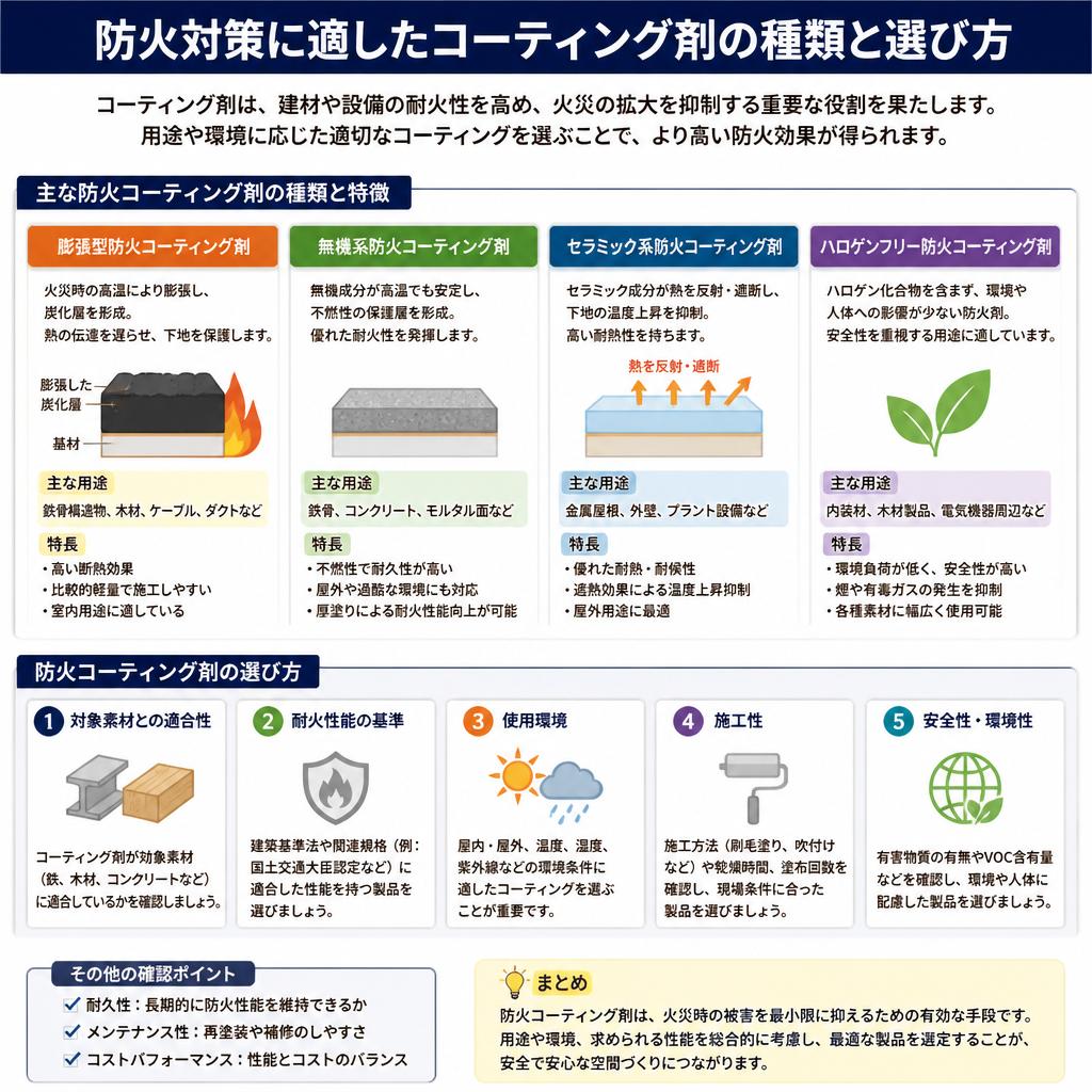 最適なコーティング剤とは？