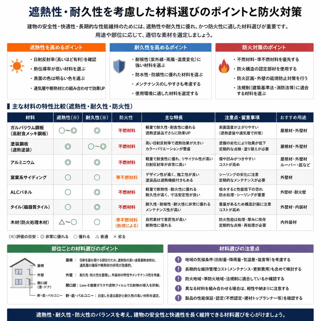 材料選びのポイント