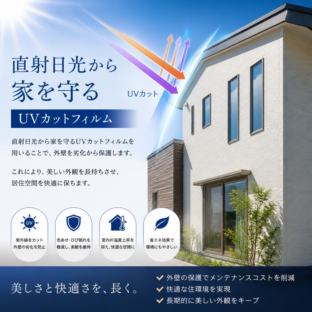 UVカットフィルムの活用