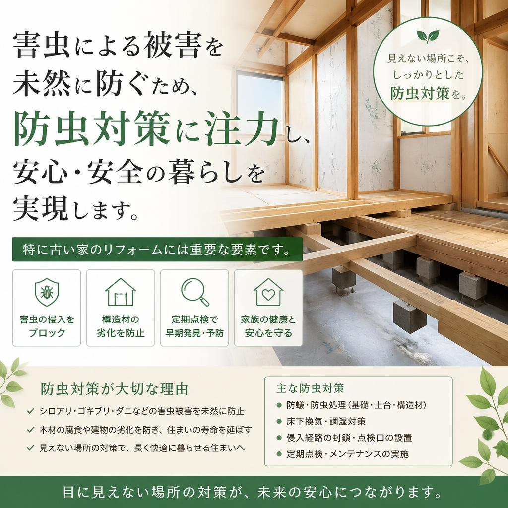 防虫対策の必要性