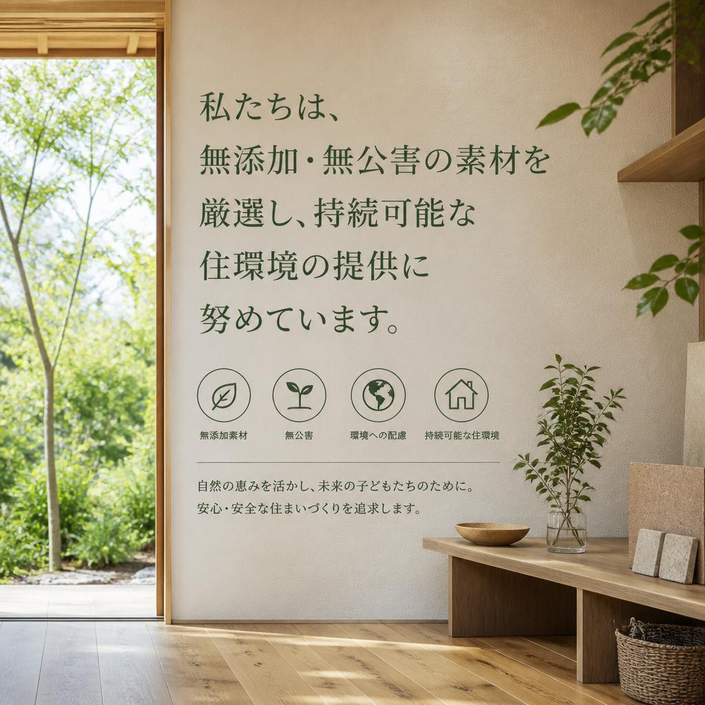 持続可能な自然素材の活用