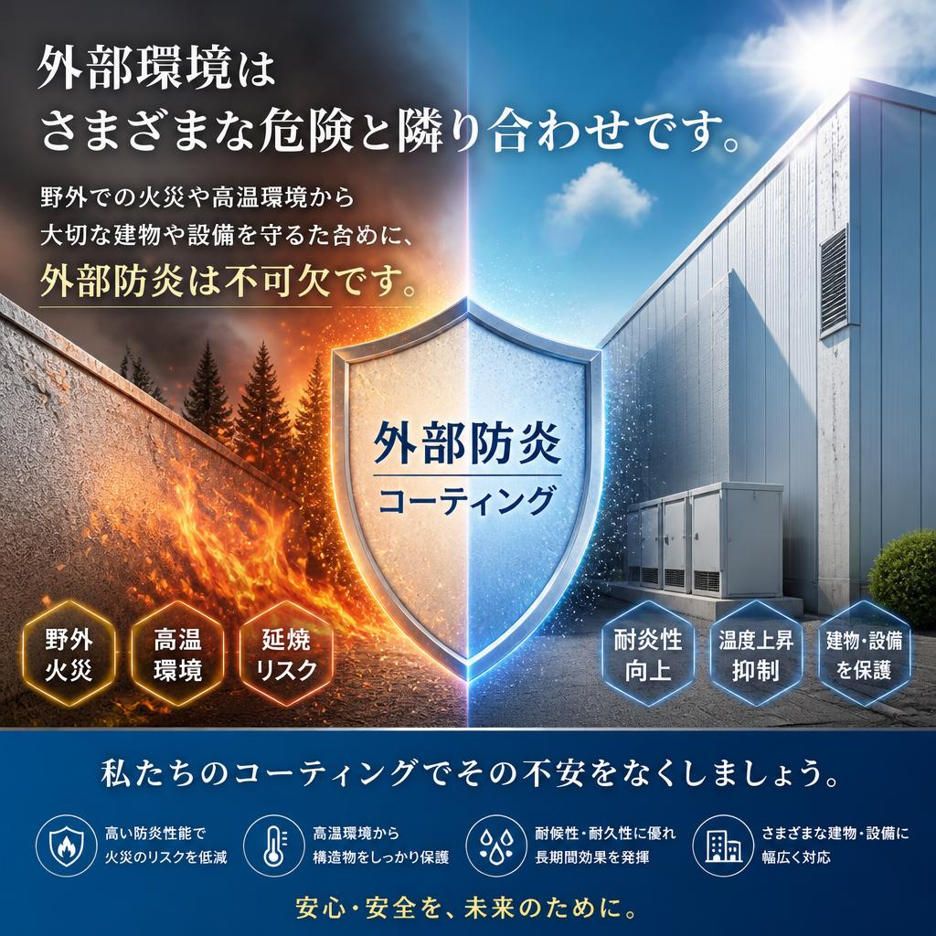 外部防炎の重要性
