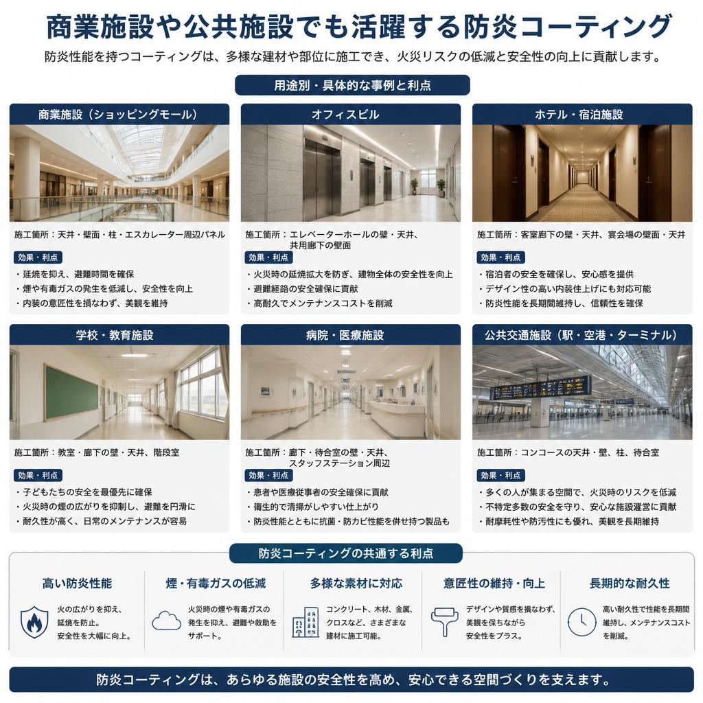 新築における防炎コーティングの適用範囲