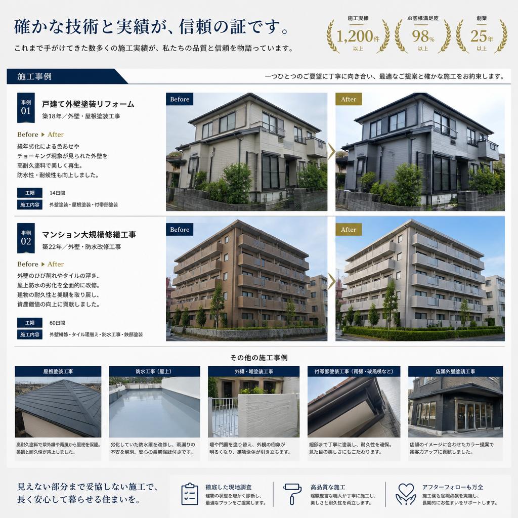 実績紹介：耐火素材を使用した施工例