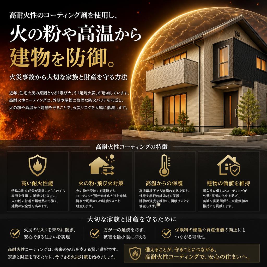 耐火性で家を守る