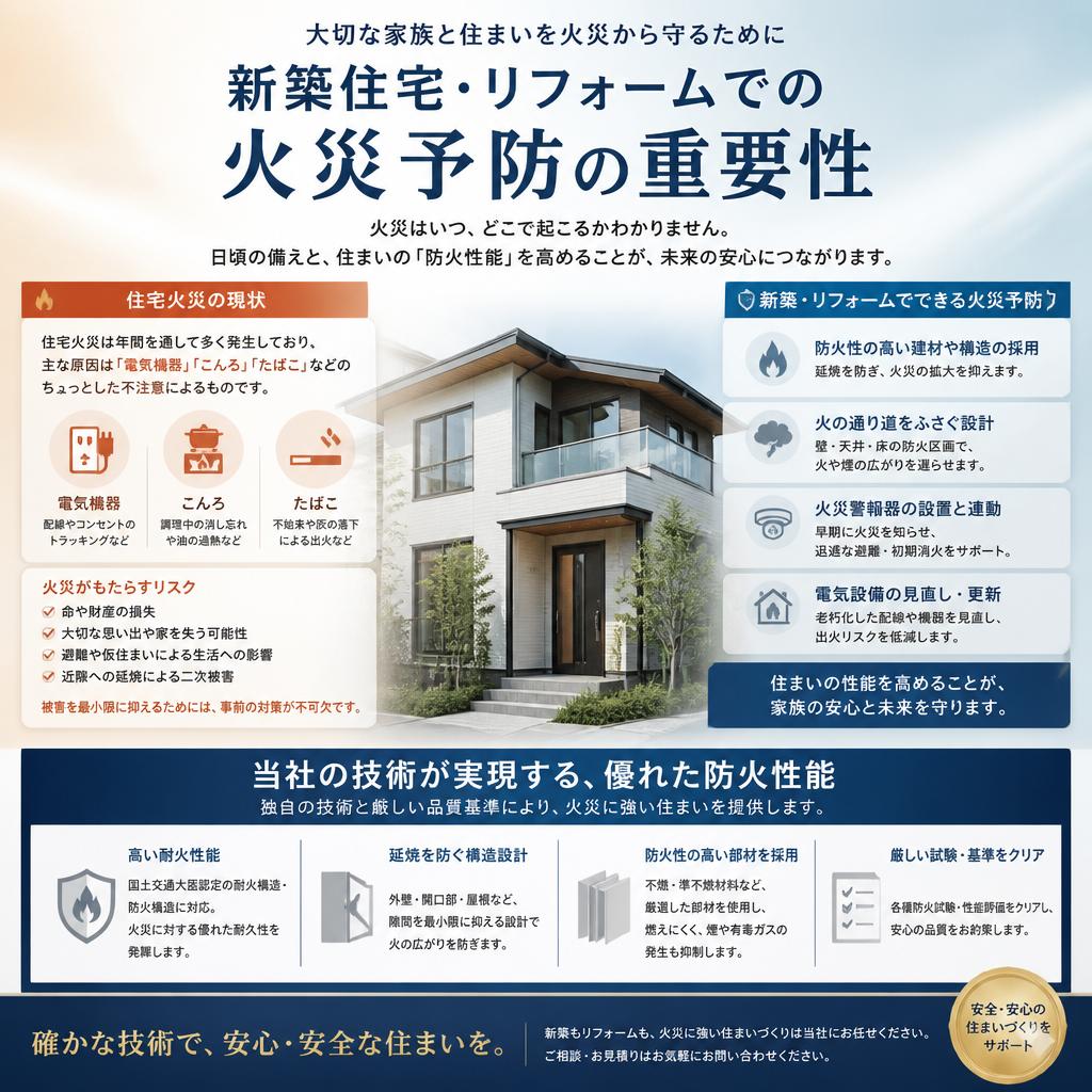 安心の防火性能