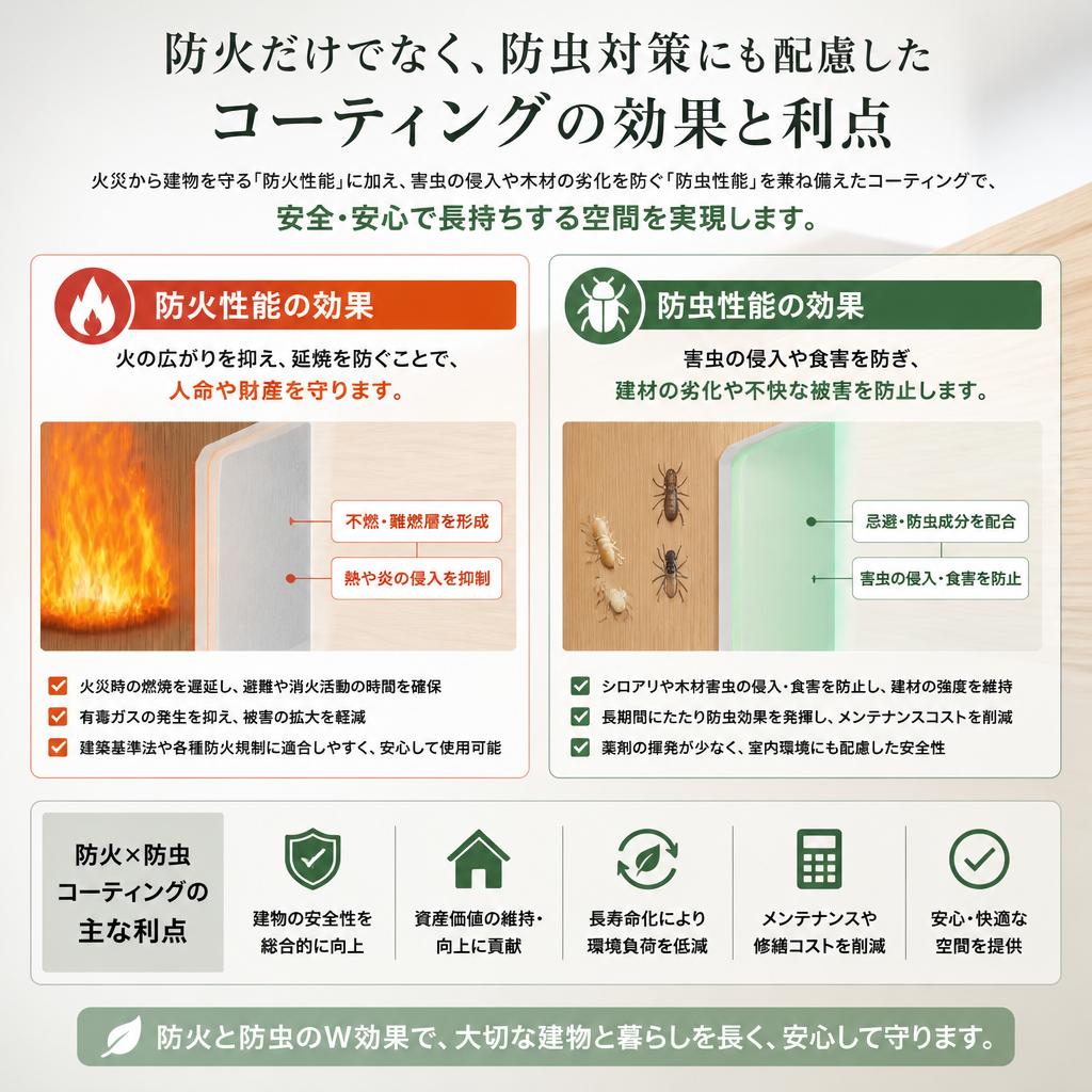 防虫対策も万全