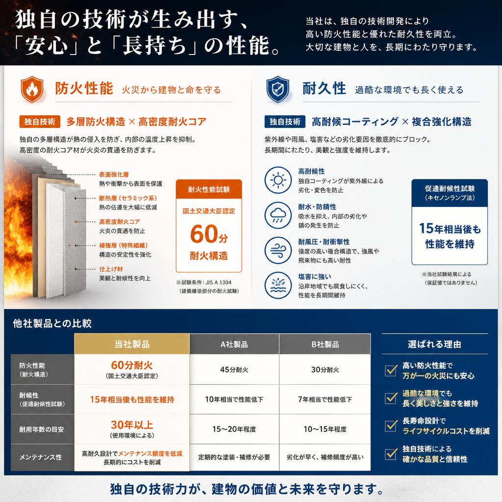 株式会社明石の防炎塗料の特長