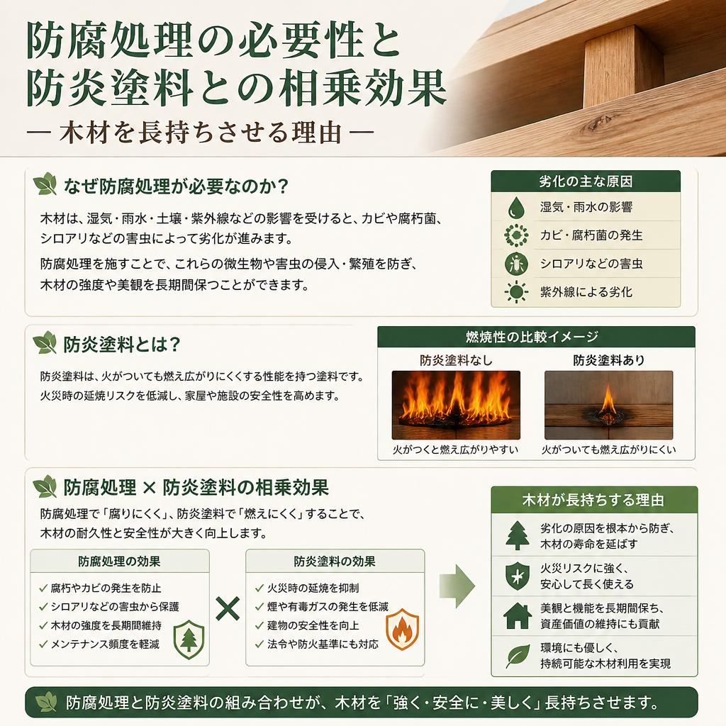 防腐処理の重要性