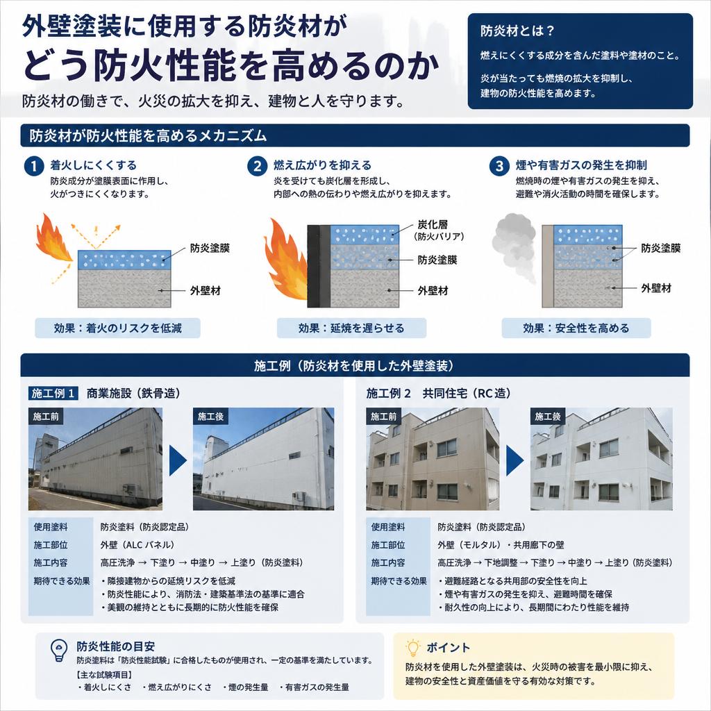 4. 外壁塗装と防火性能の関係