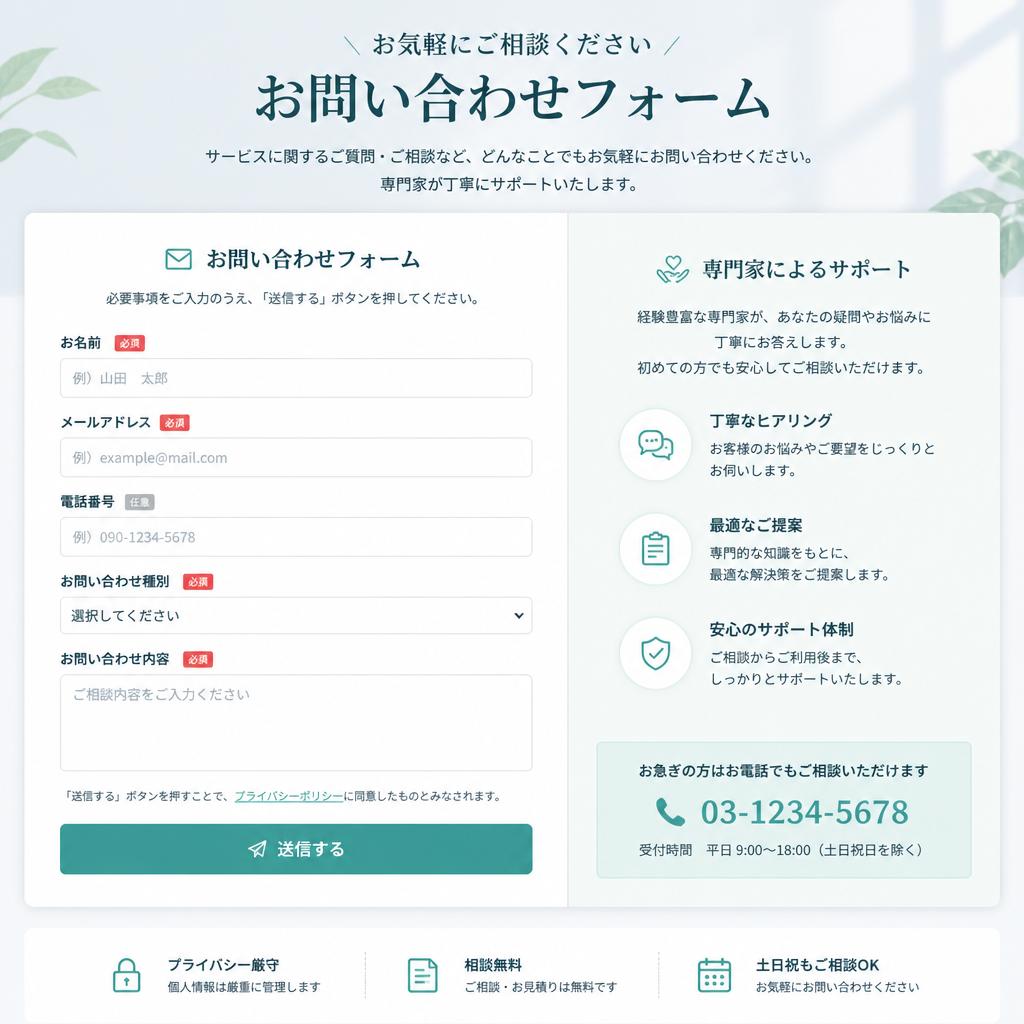 7. 専門家への相談窓口