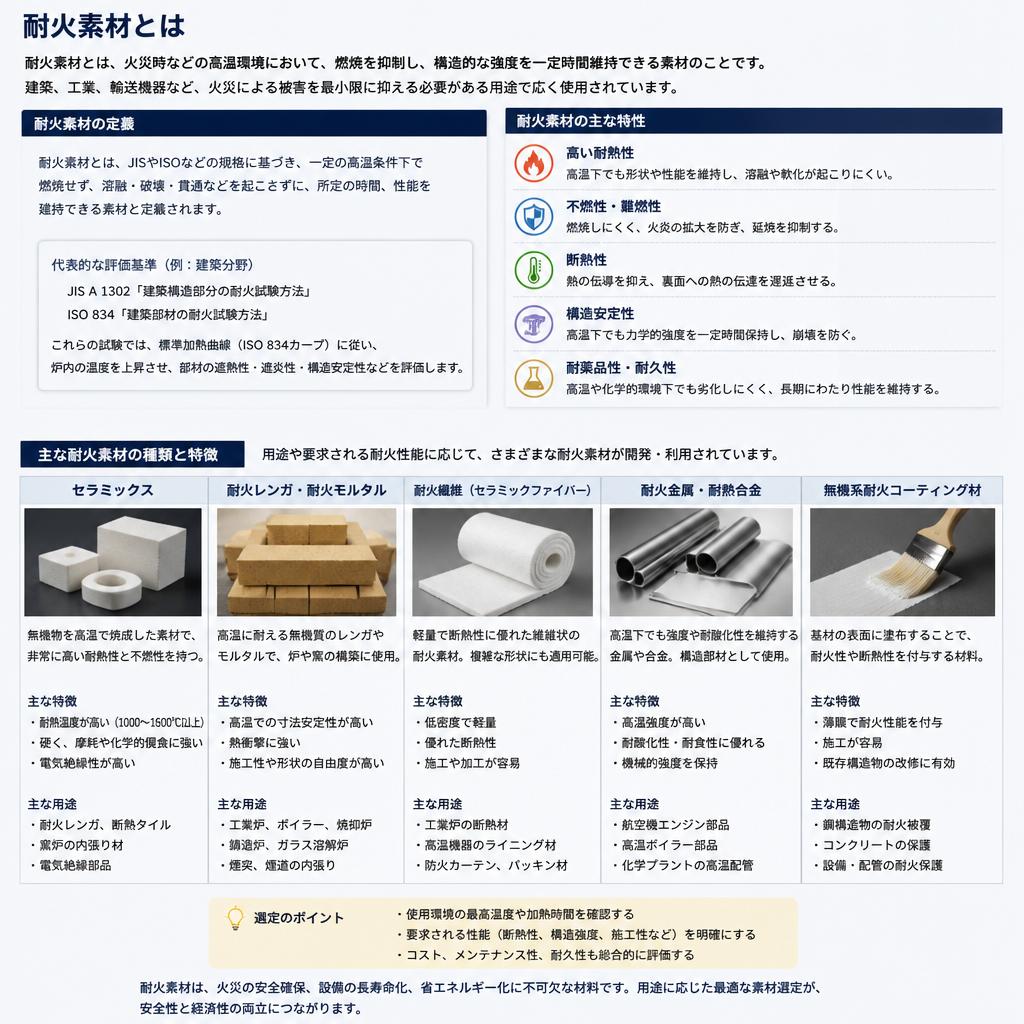 2. 耐火素材とは？